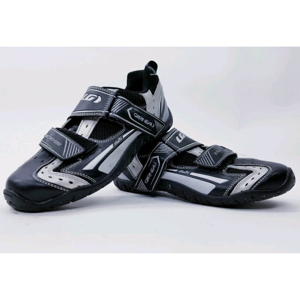 Louis Garneau Mens Cycling Spin Shoes Multi Use Ergo Grip Black Size 6.5 EUR 39